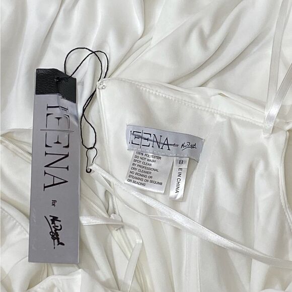 Mac Duggal Ieena Jersey Asymmetric Gown size 8 - Picture 9 of 10